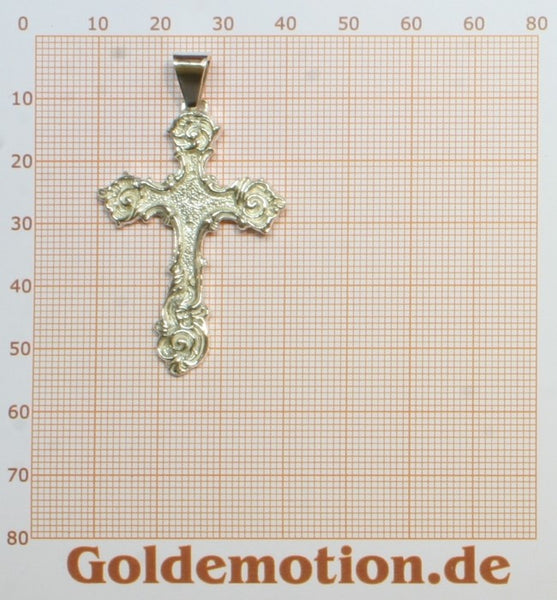 bl1 Anhänger Kreuz Romantika Damenschmuck Kreuz Mittel - Foto Grösse auf Millimeterpapier