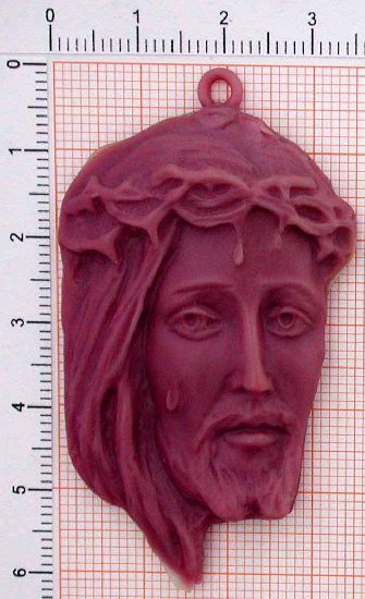 ch1 Anhänger Schutzengel Jesus Das Leiden Christi Vollmassiv für Gravur - Foto Grösse auf Millimeterpapier