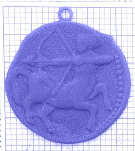 tb105_0-2g Amulett Centaurus - Foto Gussmodell in Wachs in den angegebenen Materialien erhältlich