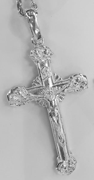 k012 Kettenanhänger Kreuz Jesus Engel  in verschiedenen Gold Weißgold und Silberlegierungen erhältlich 