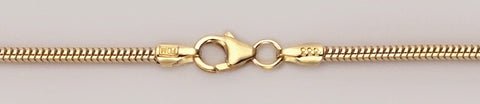 B_42019 Schlangenkette 1,9 mm 19 cm Gold 750