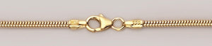 B_42019 Schlangenkette 1,9 mm 45 cm Gold 750