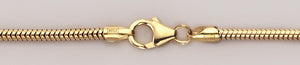 B_42024 Schlangenkette 2,4 mm 19 cm Gold 750