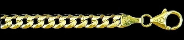 B_35913 Panzerkette Panzer diamantiert 4,5 mm 50 cm Gold 750