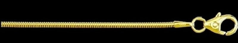 B_42012 Schlangenkette 1,2 mm 21 cm Gold 333