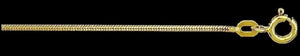 B_44011D2 Schlangenkette Gold 1,1 mm 45 cm Gold 585