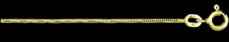 B_44011D5 Gold Schlangenkette 1,1 mm 42 cm Gold 585