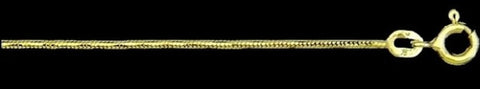 B_44011D5 Gold Schlangenkette 1,1 mm 42 cm Gold 585