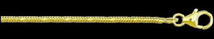 B_44015D1 Schlangenkette 1,5 mm 50 cm Gold 585