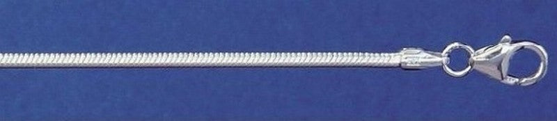 B_44016 Schlangenkette 1,6 mm 38 cm Silber 925