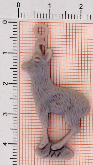 bl90_0-9g Anhänger Gämse - Foto Grösse auf Millimeterpapier