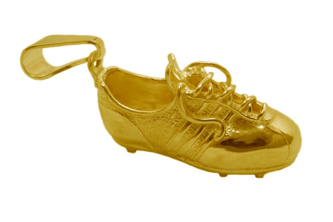 fb3 Schmuck Goldschmuck Anhänger Fussballschuh groß in Gold 333, Gold 585, Gold 750