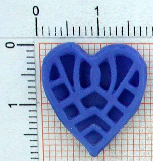 Anhänger Herzform abstrakt