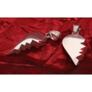 Anhänger geteiltes Herz groß