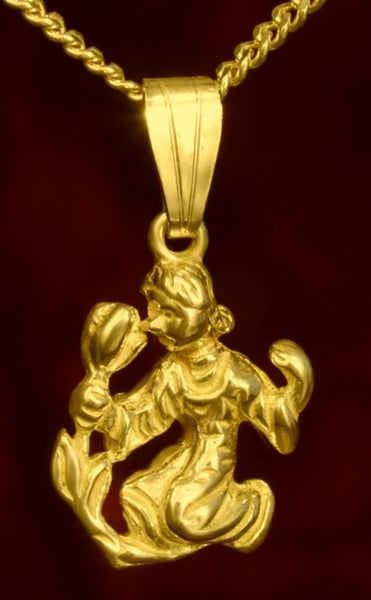 Schmuck Sternzeichen Anhänger Jungfrau klein