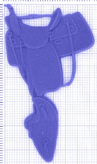 nr26bc_1-8g Sattel Anhänger - Foto Gussmodell in Wachs in den angegebenen Materialien erhältlich