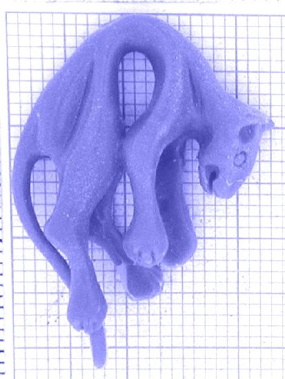 Foto Gussmodell in Wachs in den angegebenen Materialien erhältlich