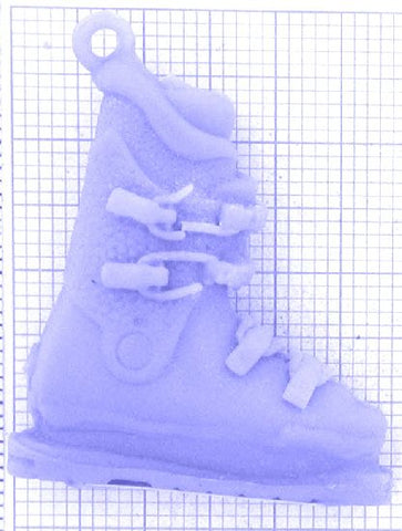 v215_1-9g Anhänger Skischuh - Foto Gussmodell in Wachs in den angegebenen Materialien erhältlich