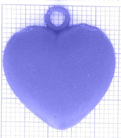 v92e_0-7g Anhänger Herz - Foto Gussmodell in Wachs in den angegebenen Materialien erhältlich