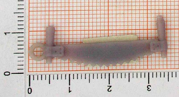n51_0-3g Anhänger Schrotsäge - Foto Grösse auf Millimeterpapier