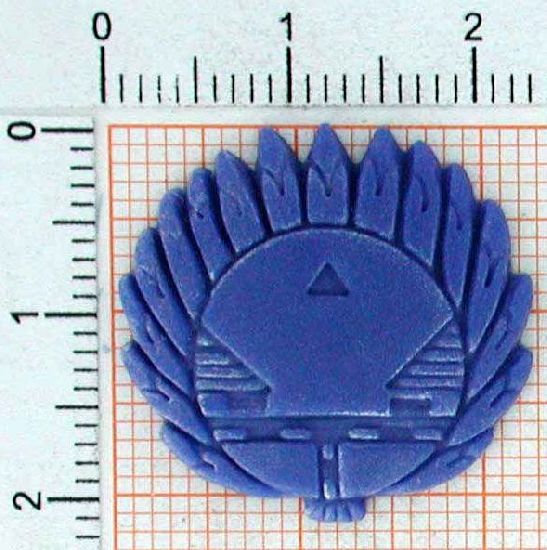 nr6_0-6g Anhänger Indianer Symbol - Foto Grösse auf Millimeterpapier