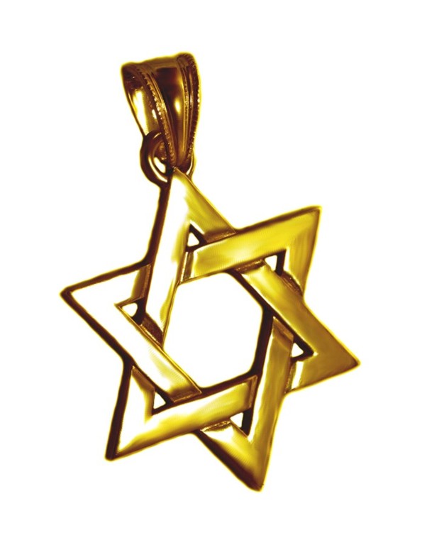 Davidstern Hexagram 925 Sterling Silber Ring Feiner Jüdischer Glaubensschmuck