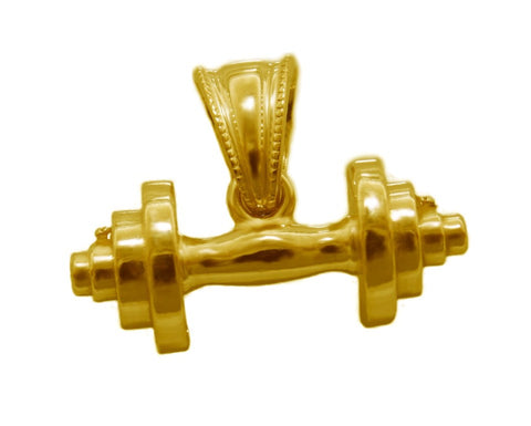 Schmuck Hantel Ketten Anhänger